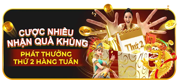 Biểu tượng hoàn trả tiền mặt với các giải thưởng thể thao, ưu đãi 5vip